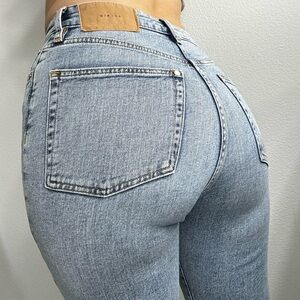 H&M high wasted denim jeans